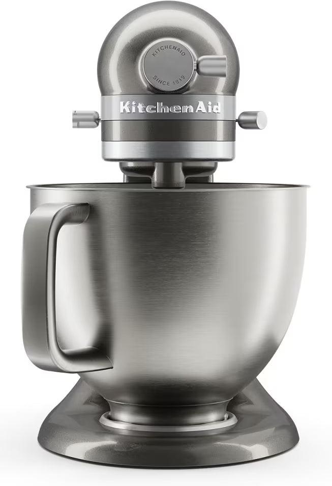 KitchenAid - Artisan Plus 5 QT Medallion Silver Tilt-Head Stand Mixer with Accessories - KSM50PKVXMS