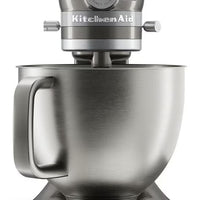 KitchenAid - Artisan Plus 5 QT Medallion Silver Tilt-Head Stand Mixer with Accessories - KSM50PKVXMS