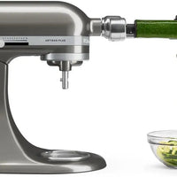 KitchenAid - Artisan Plus 5 QT Medallion Silver Tilt-Head Stand Mixer with Accessories - KSM50PKVXMS
