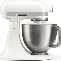 KitchenAid - Artisan Plus 5 QT Porcelain White Tilt-Head Stand Mixer with Accessories - KSM50PKVXPL