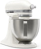 KitchenAid - Artisan Plus 5 QT Porcelain White Tilt-Head Stand Mixer with Accessories - KSM50PKVXPL