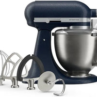KitchenAid - Artisan Plus 5 QT Wild Blueberry Tilt-Head Stand Mixer with Accessories - KSM50PKVXWB