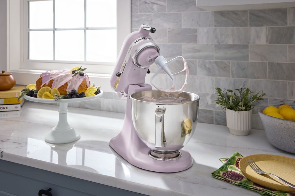 KitchenAid - Artisan Series 5-Quart Wildflower Tilt-Head Stand Mixer - KSM150PSWF