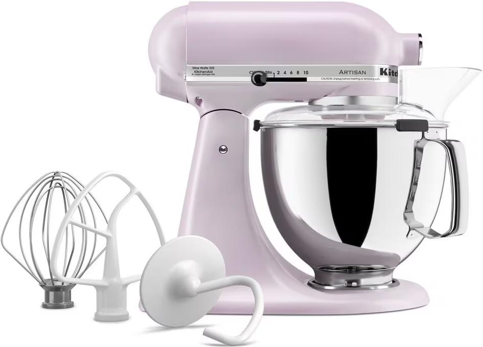 KitchenAid - Artisan Series 5-Quart Wildflower Tilt-Head Stand Mixer with Ceramic Bowl - KSM156CXWF