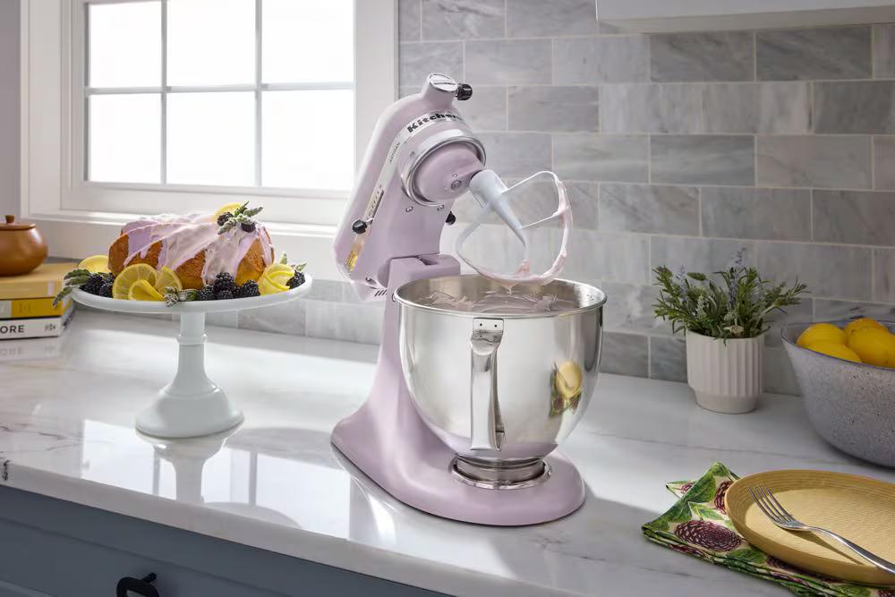 KitchenAid - Artisan Series 5-Quart Wildflower Tilt-Head Stand Mixer with Ceramic Bowl - KSM156CXWF