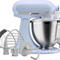 KitchenAid - Artisan Series Blue Salt Tilt-Head Stand Mixer with Premium Accessory Pack - KSM195PSOA
