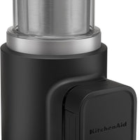 KitchenAid - Black Matte Cordless Blade Coffee Grinder - Battery Included - KBGR111BM - DISCONTINUED