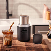 KitchenAid - Black Matte Cordless Blade Coffee Grinder - Battery Included - KBGR111BM - DISCONTINUED