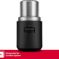 KitchenAid - Black Matte Cordless Blade Coffee Grinder - Battery Sold Separately - KBGR100BM