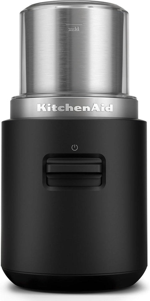 KitchenAid - Black Matte Cordless Blade Coffee Grinder - Battery Sold Separately - KBGR100BM