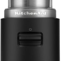 KitchenAid - Black Matte Cordless Blade Coffee Grinder - Battery Sold Separately - KBGR100BM