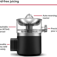 KitchenAid - Black Matte Cordless Citrus Juicer - Battery Sold Separately - KCJR160BM
