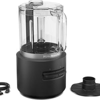 KitchenAid - Black Matte Cordless Food Chopper - Battery Included - KFCR531BM