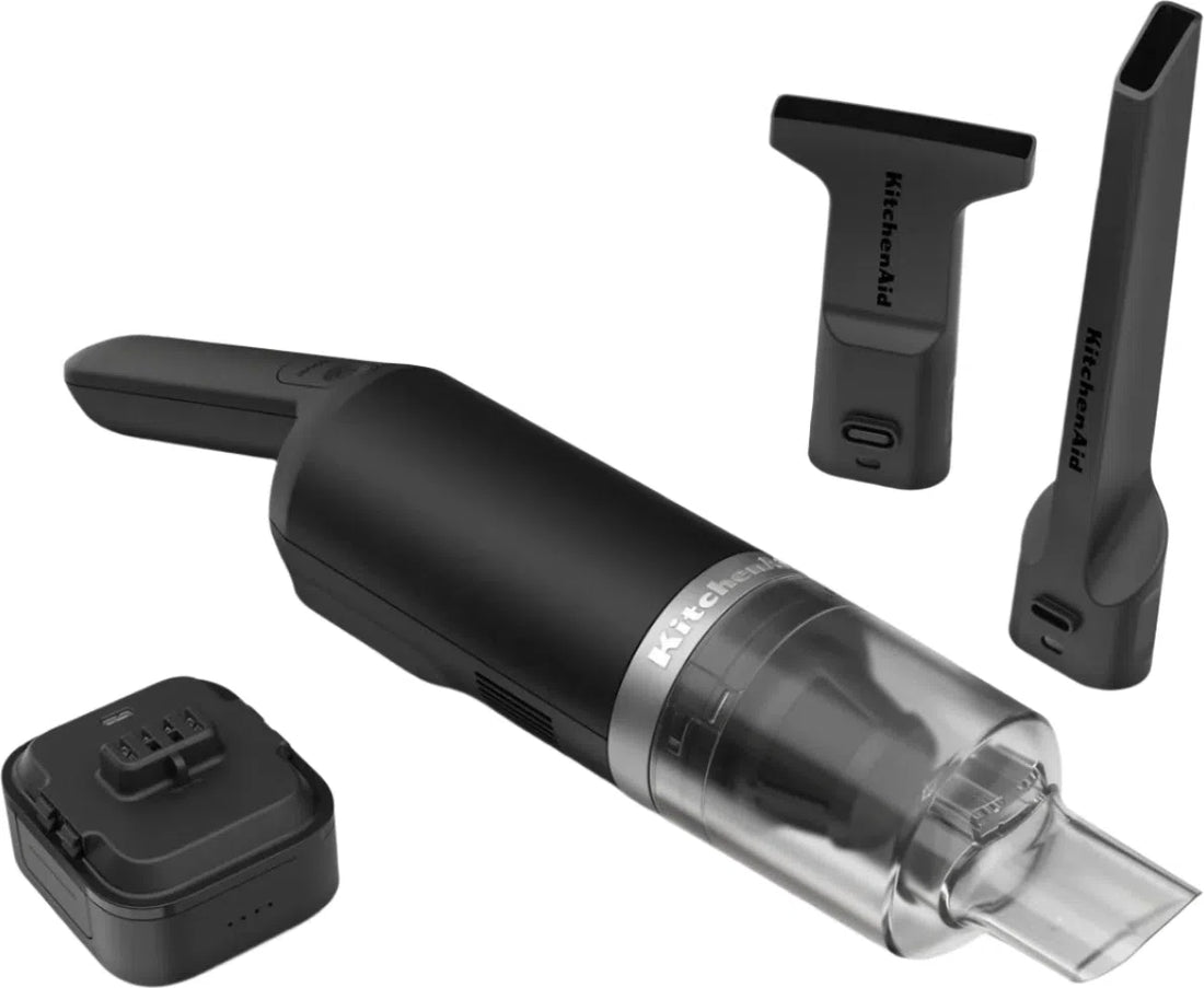 KitchenAid - Black Matte Cordless Kitchen Vacuum - Battery Included - KKVR121BM