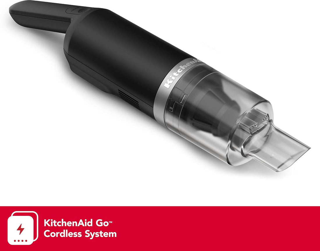 KitchenAid - Black Matte Cordless Kitchen Vacuum - Battery Sold Separately - KKVR100BM