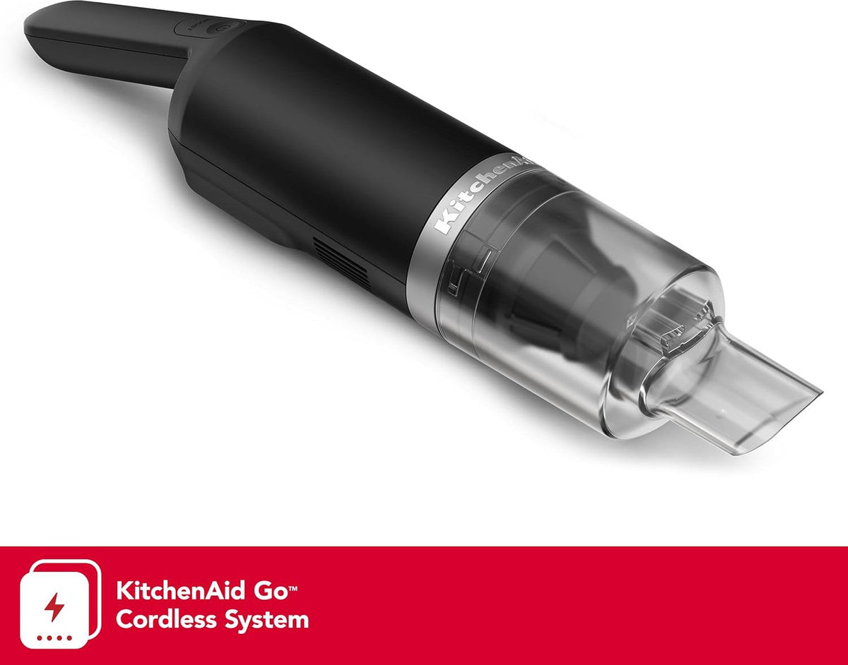 KitchenAid - Black Matte Cordless Kitchen Vacuum - Battery Sold Separately - KKVR100BM