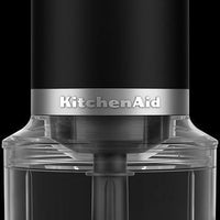 KitchenAid - Black Matte Cordless Top Down Chopper - Battery Included - KTCR351BM