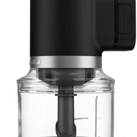 KitchenAid - Black Matte Cordless Top Down Chopper - Battery Included - KTCR351BM