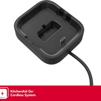 KitchenAid - Black Matte Cordless USB Charging Dock - KRBC12