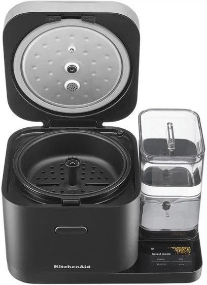 KitchenAid - Black Matte Grain and Rice Slow Cooker - KGC3155BM