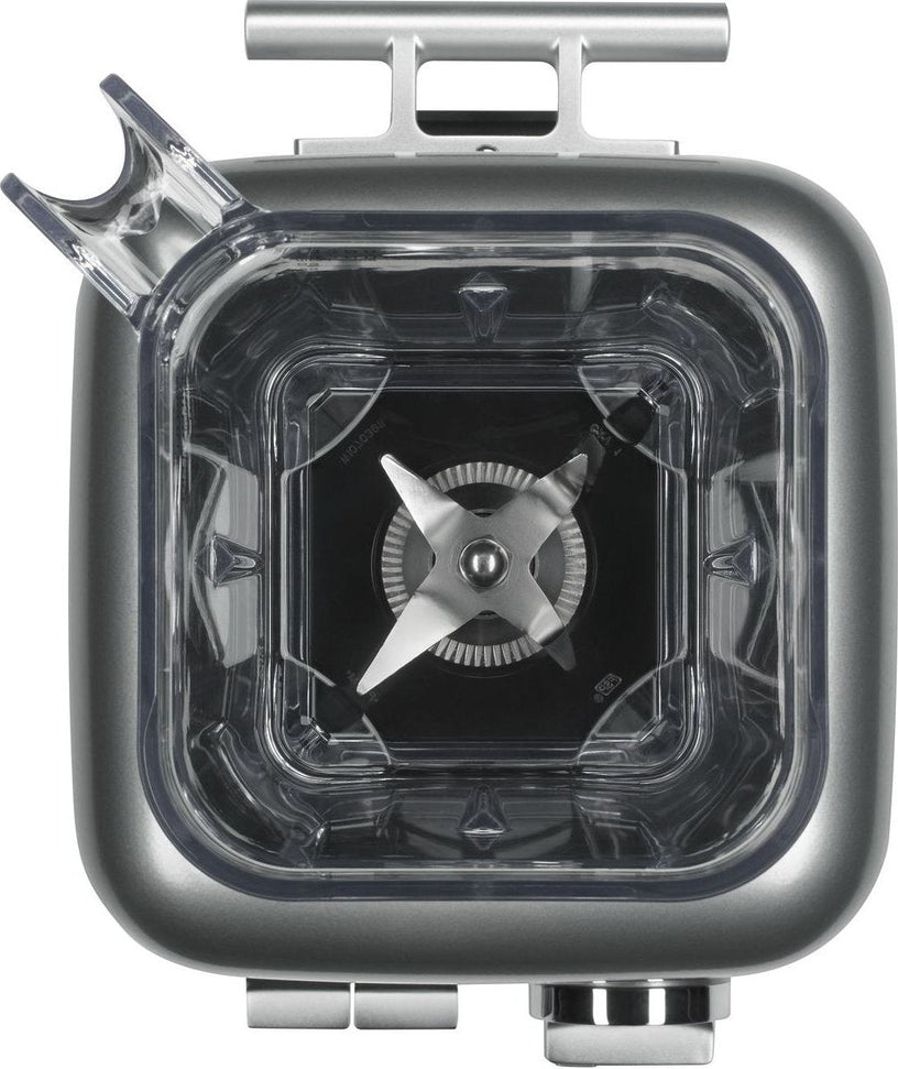 KitchenAid - Commercial NSF Contour Silver 3.5 HP Beverage Blender 60oz Jar - KSBC1B0CU