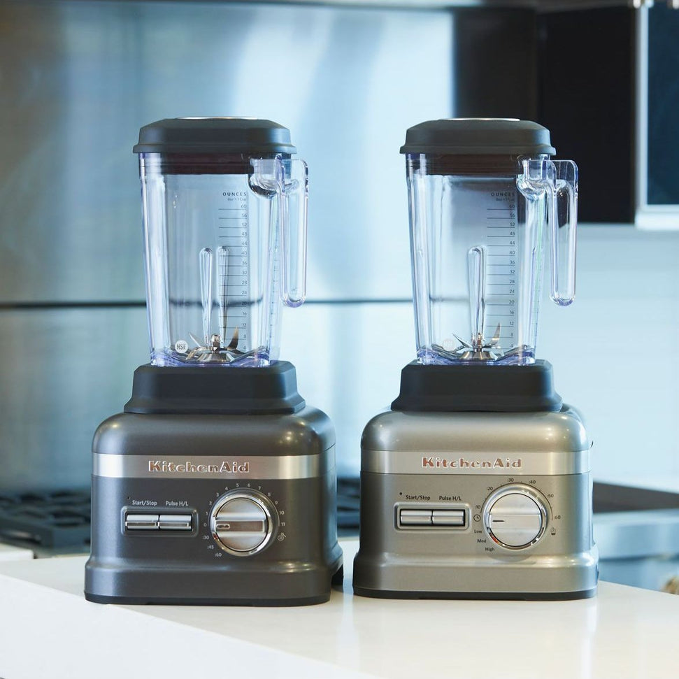 KitchenAid - Commercial NSF Contour Silver 3.5 HP Beverage Blender 60oz Jar - KSBC1B0CU