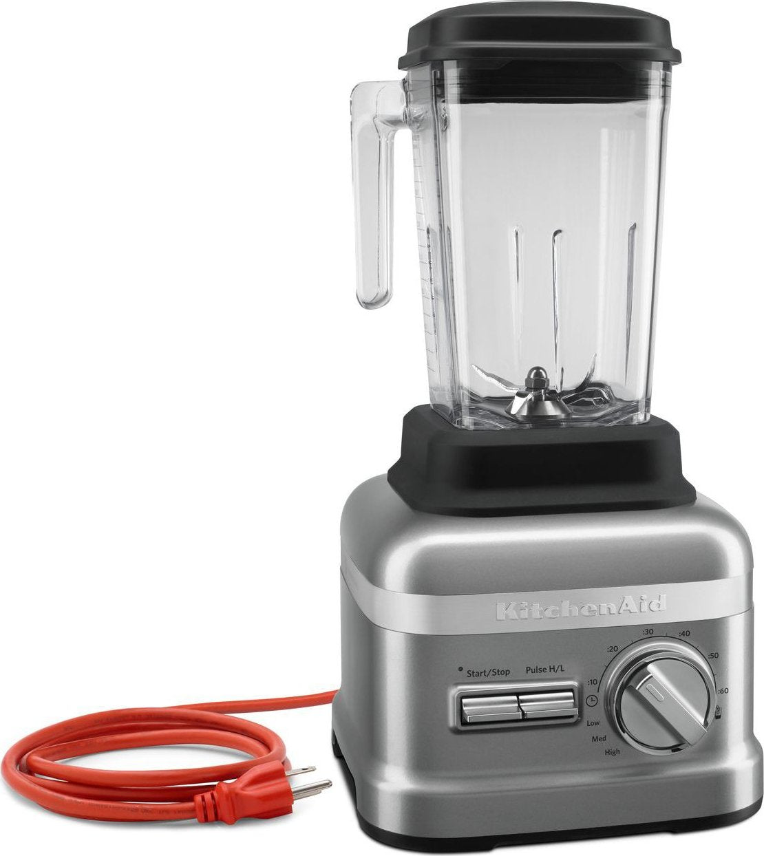 KitchenAid - Commercial NSF Contour Silver 3.5 HP Beverage Blender 60oz Jar - KSBC1B0CU - DISCONTINUED