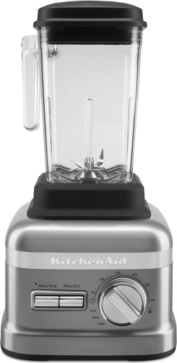 KitchenAid - Commercial NSF Contour Silver 3.5 HP Beverage Blender 60oz Jar - KSBC1B0CU