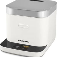 KitchenAid - Compact Grain and Rice Cooker, Porcelain White - KGC2154PL