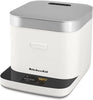 KitchenAid - Compact Grain and Rice Cooker, Porcelain White - KGC2154PL