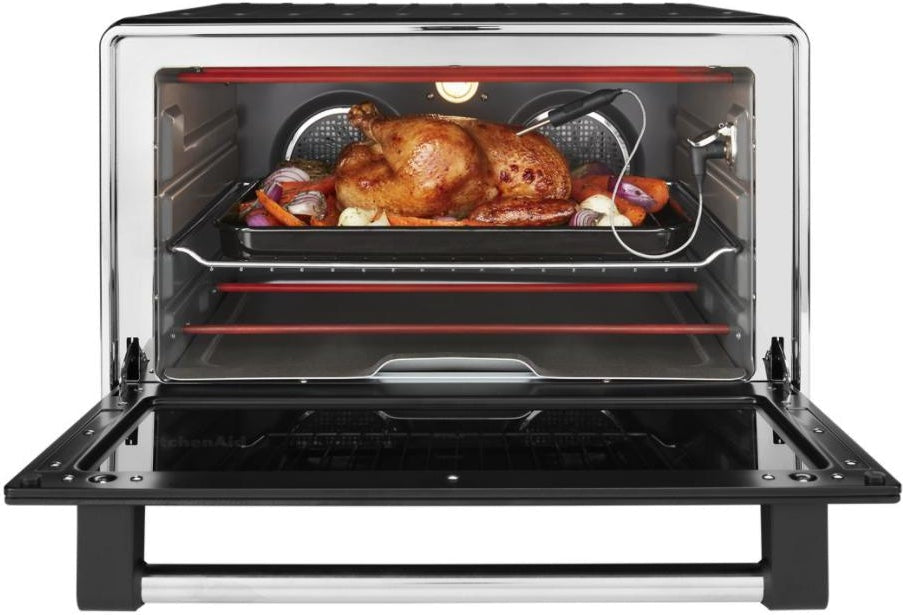KitchenAid - Dual Convection Countertop Oven with Air Fry - KCO224BM