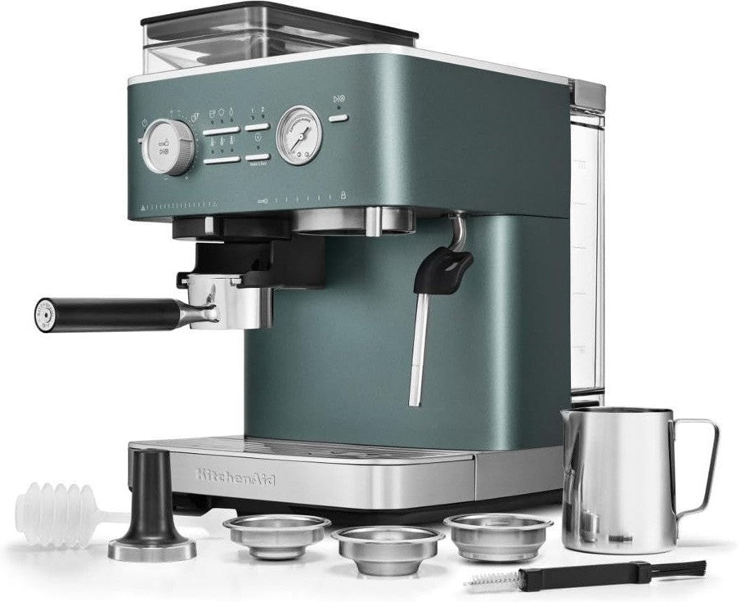 KitchenAid Juniper SemiAutomatic Espresso Machine with Burr Grinder