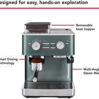 KitchenAid - Juniper Semi-Automatic Espresso Machine with Burr Grinder - KES6551JP