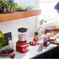KitchenAid - K150 Passion Red 3 Speed Ice Crushing Blender with 2 Personal Blender Jars - KSB1332PA