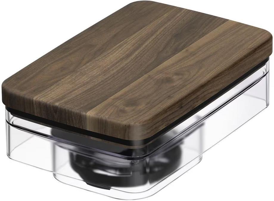 KitchenAid - KitchenAid 3-Piece Walnut Wood Espresso Accessory Kit, Portafilter, Tamper and Bean Hopper Lid - KESWAS