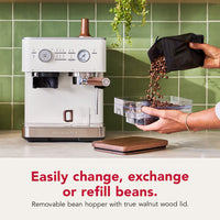 KitchenAid - KitchenAid 3-Piece Walnut Wood Espresso Accessory Kit, Portafilter, Tamper and Bean Hopper Lid - KESWAS