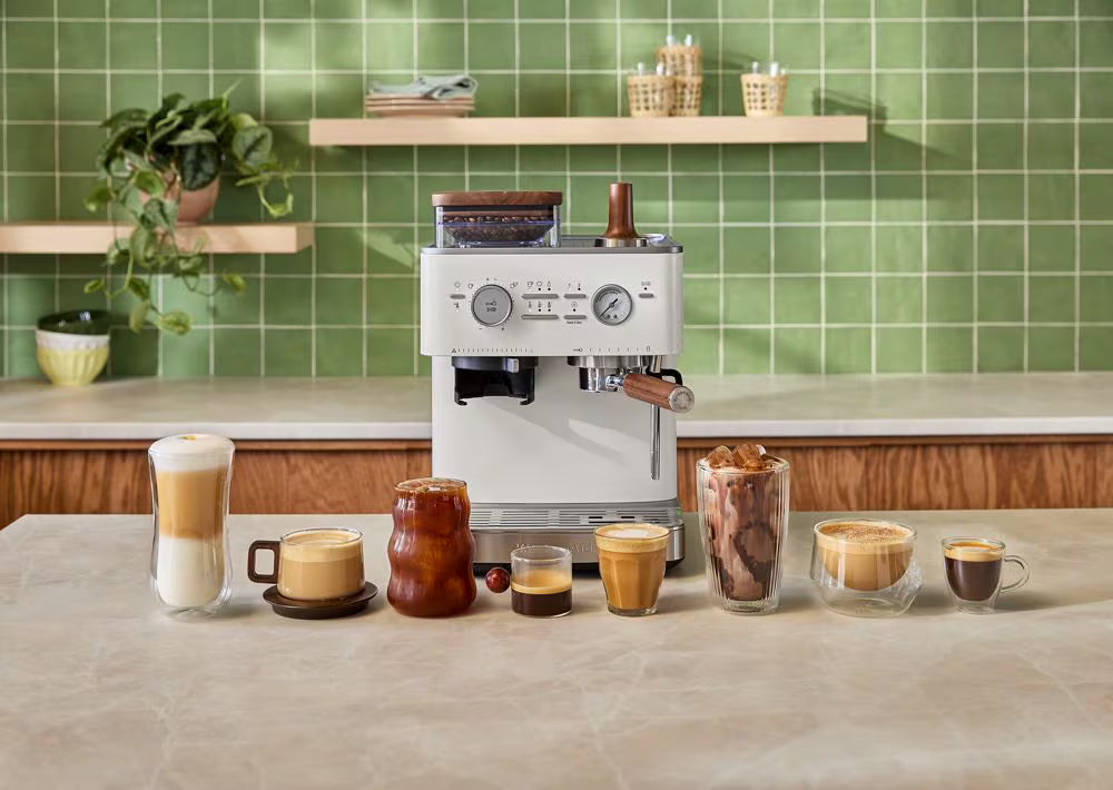 KitchenAid - KitchenAid 3-Piece Walnut Wood Espresso Accessory Kit, Portafilter, Tamper and Bean Hopper Lid - KESWAS