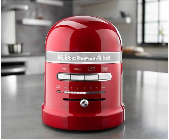 KitchenAid - Pro Line Series 2-Slice Candy Apple Red Automatic Toaster - KMT2203CA