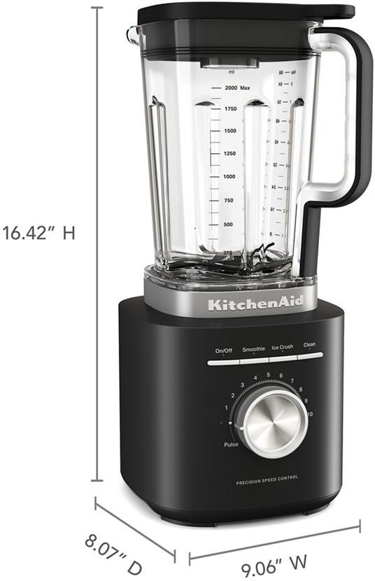 KitchenAid - Pure Power Blender, Black Matte - KSB2072BM