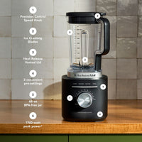 KitchenAid - Pure Power Blender, Black Matte - KSB2072BM