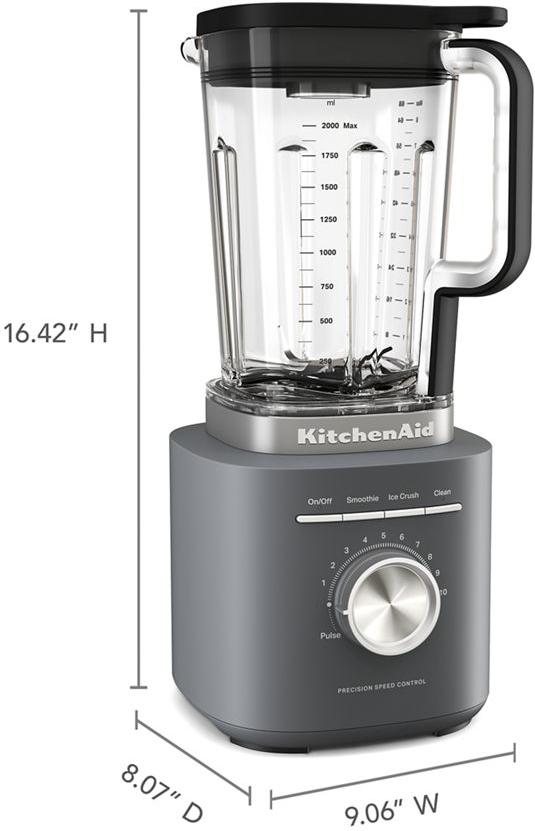 KitchenAid - Pure Power Blender, Dark Grey - KSB2072DG