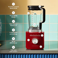 KitchenAid - Pure Power Blender, Empire Red - KSB2072ER