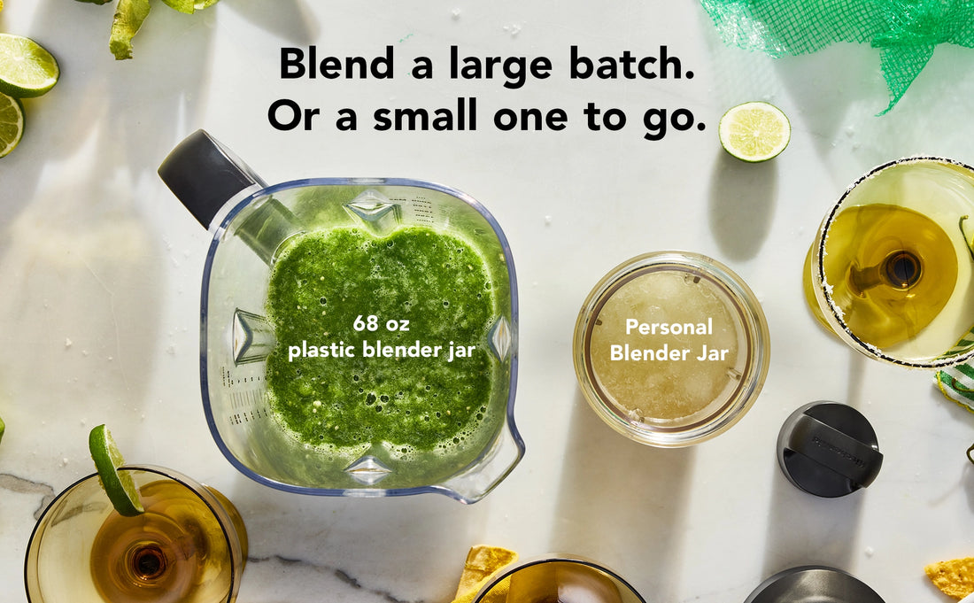 KitchenAid - Pure Power Blender with Personal Blending Jar, Porcelain White - KSB2079PL