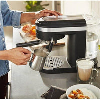 KitchenAid - Semi-Automatic Espresso Machine Black Matte - KES6403BM