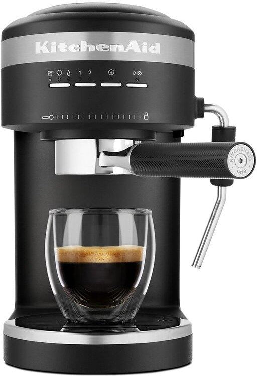 KitchenAid - Semi-Automatic Espresso Machine Black Matte - KES6403BM - DISCONTINUED