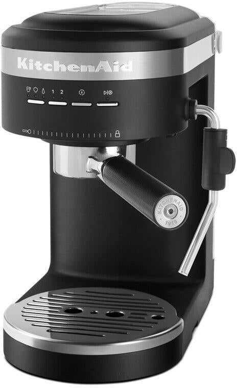 KitchenAid - Semi-Automatic Espresso Machine Black Matte - KES6403BM - DISCONTINUED