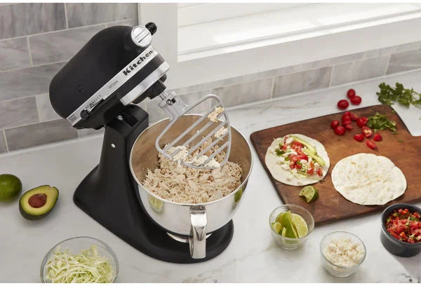 KitchenAid - Silver Pastry Beater for KitchenAid Tilt Head Stand Mixers - KSMPB5