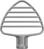 KitchenAid - Silver Pastry Beater for KitchenAid Tilt Head Stand Mixers - KSMPB5