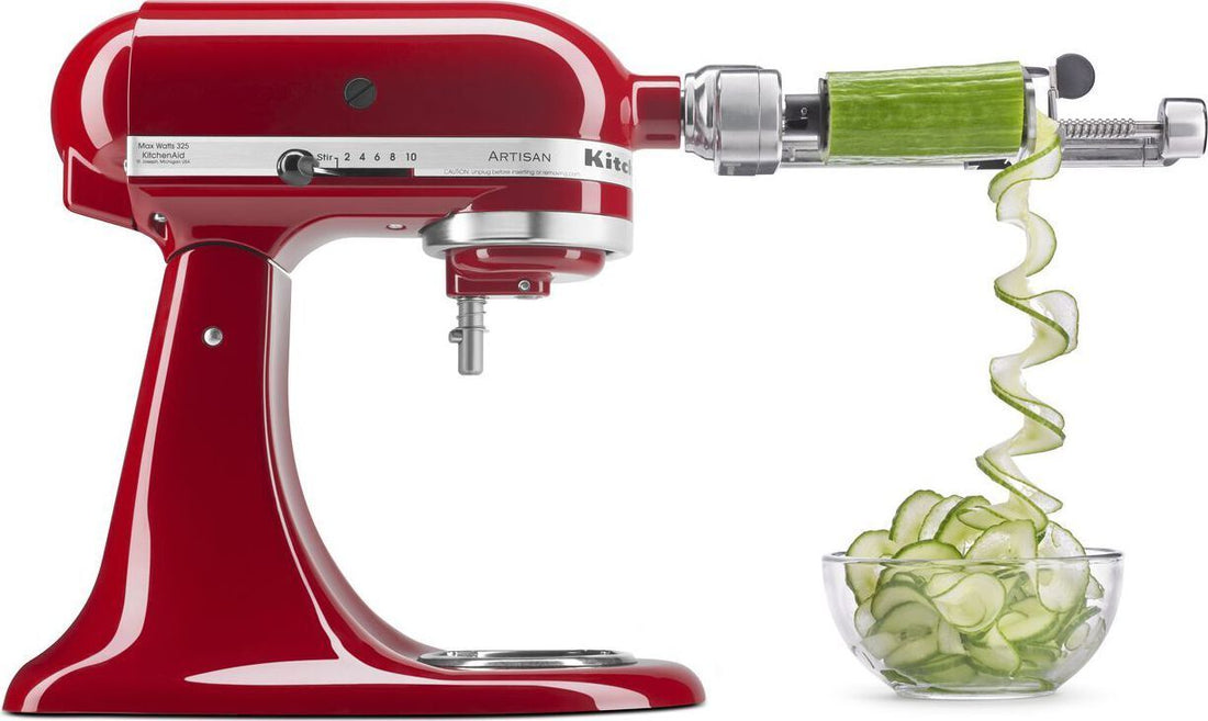 KitchenAid - Spiralizer Plus with Peel Attachment - Core and Slice - KSM2APC