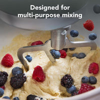 KitchenAid - Stainless Steel Flat Beater for 4.5 and 5 Quart Tilt-Head Stand Mixers - KSMTHFBSS